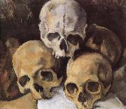 Paul Cezanne skull pyramid oil painting reproduction